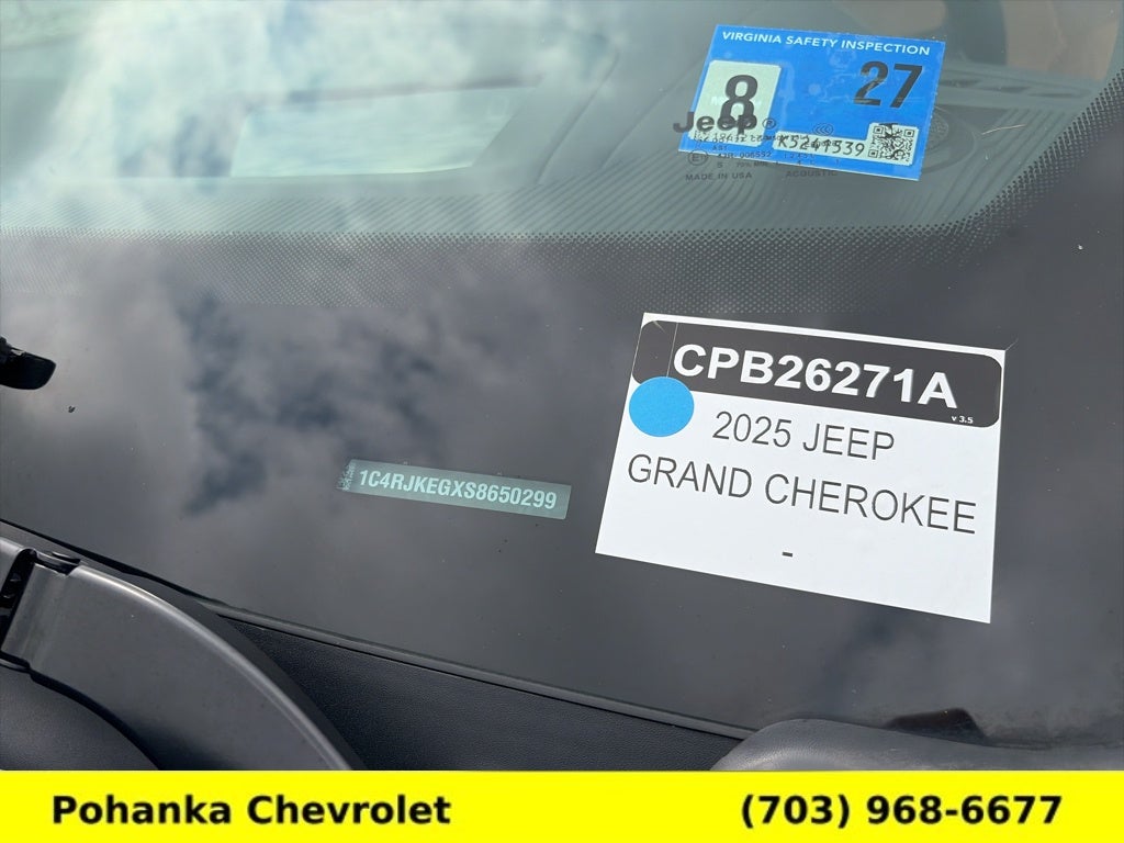 2025 Jeep Grand Cherokee L Summit Reserve 4x4