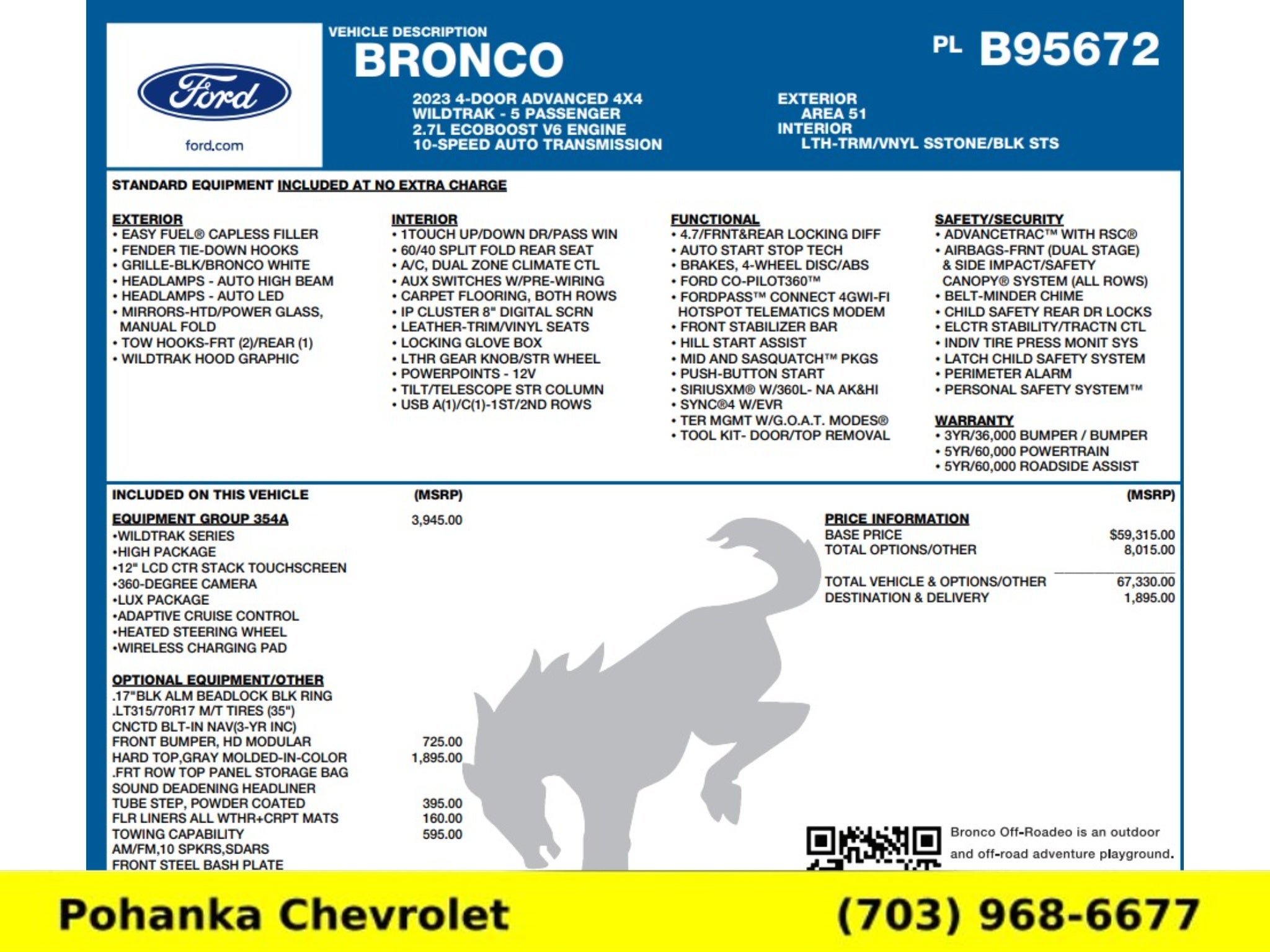2023 Ford Bronco Wildtrak