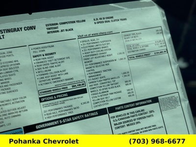 2026 Chevrolet Corvette Stingray 2LT