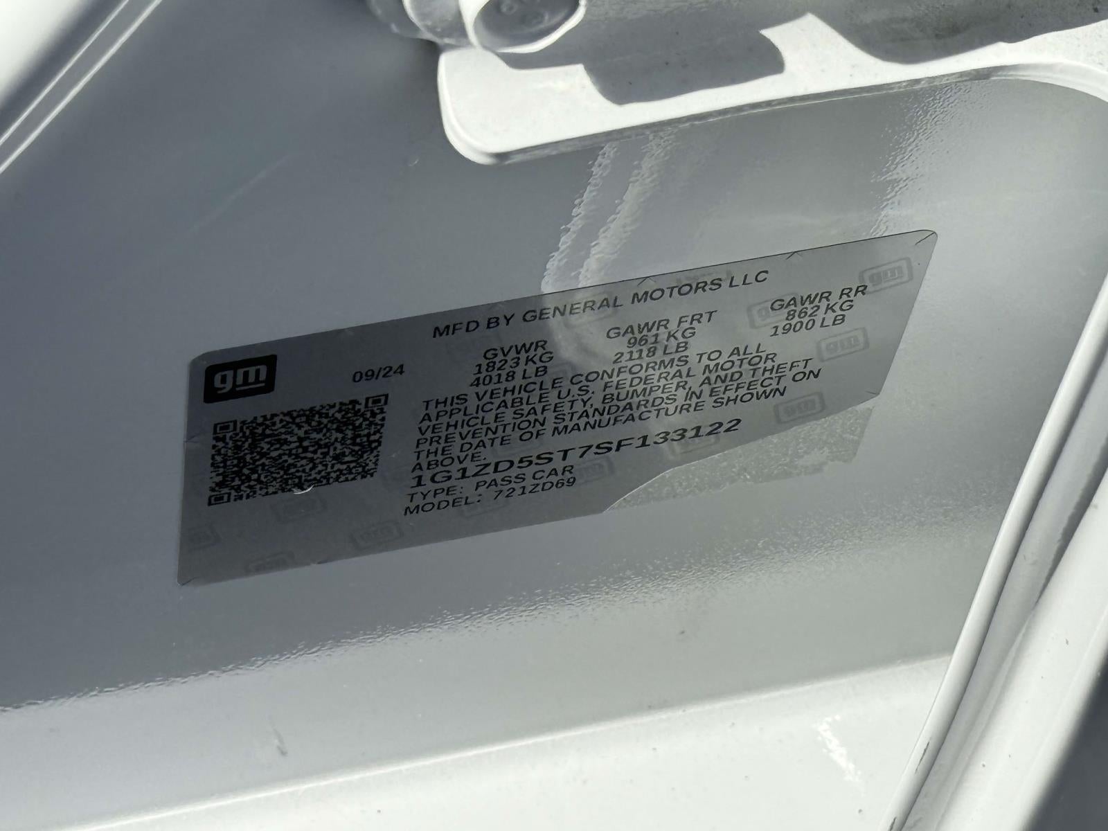 2025 Chevrolet Malibu 1LT