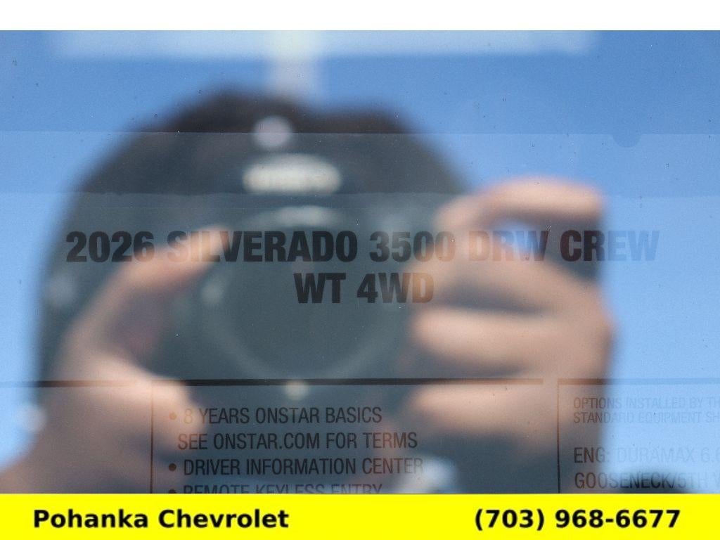 2026 Chevrolet Silverado 3500 HD WT DRW