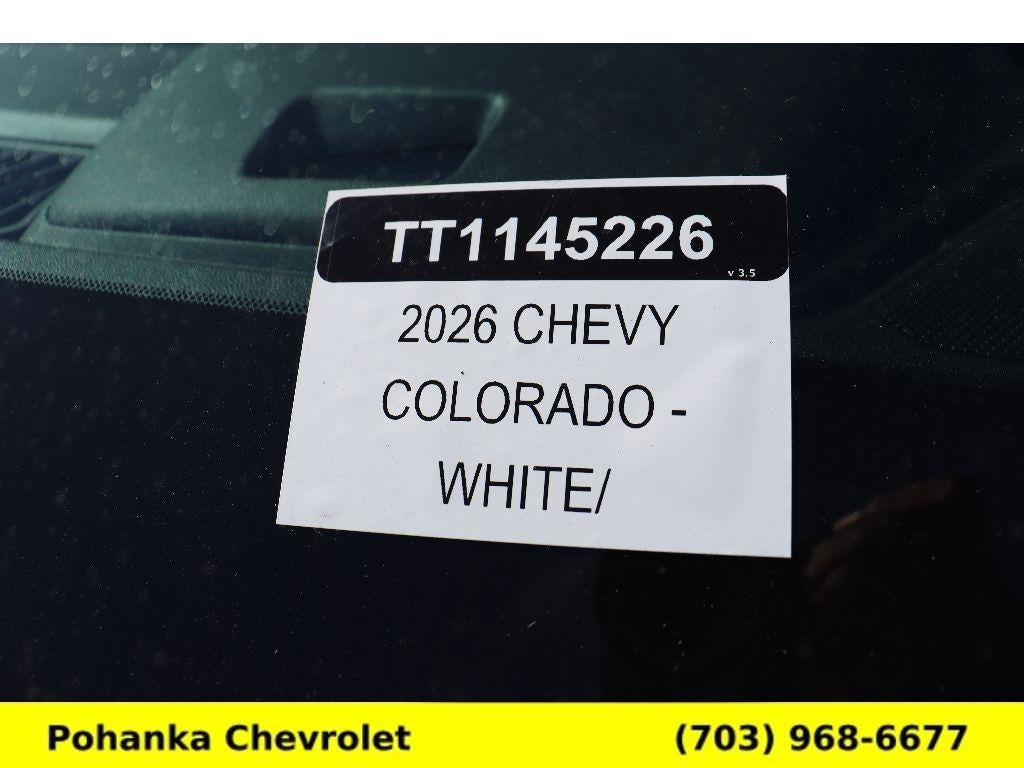 2026 Chevrolet Colorado WT