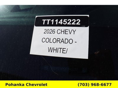 2026 Chevrolet Colorado WT
