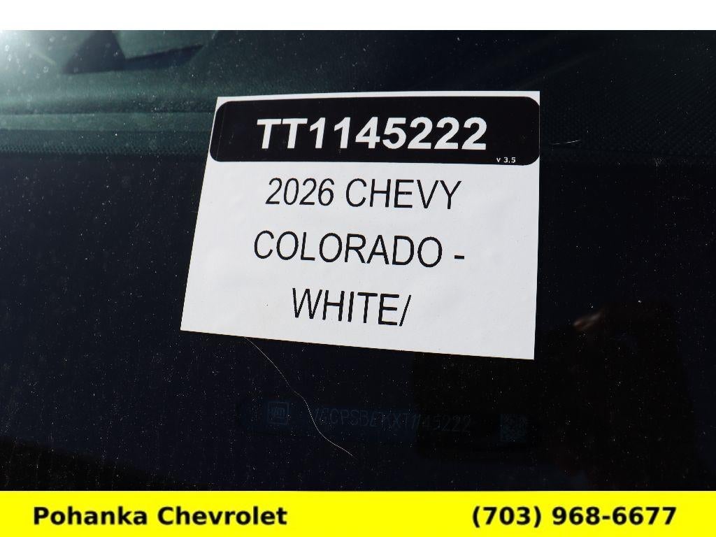 2026 Chevrolet Colorado WT