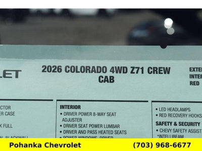 2026 Chevrolet Colorado Z71