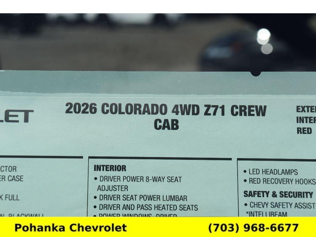 2026 Chevrolet Colorado Z71