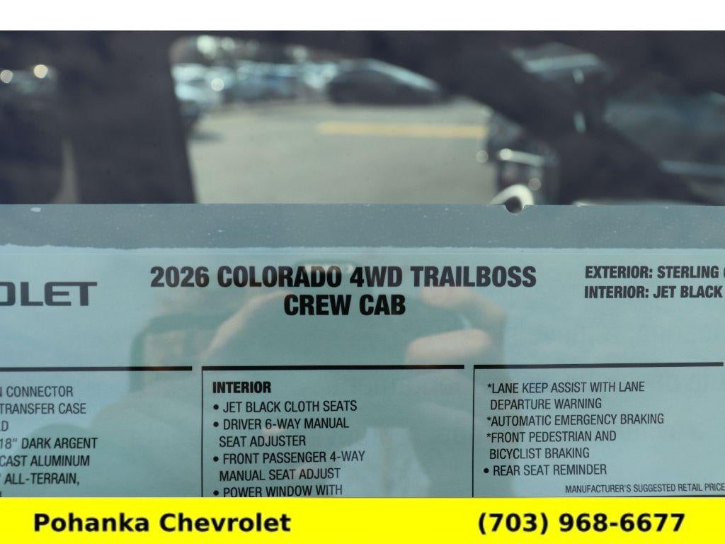 2026 Chevrolet Colorado Trail Boss