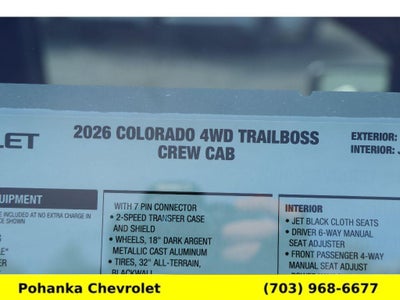 2026 Chevrolet Colorado Trail Boss