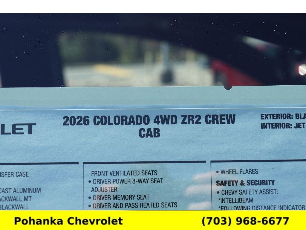 2026 Chevrolet Colorado ZR2