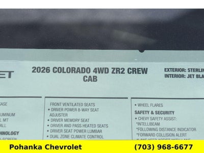 2026 Chevrolet Colorado ZR2