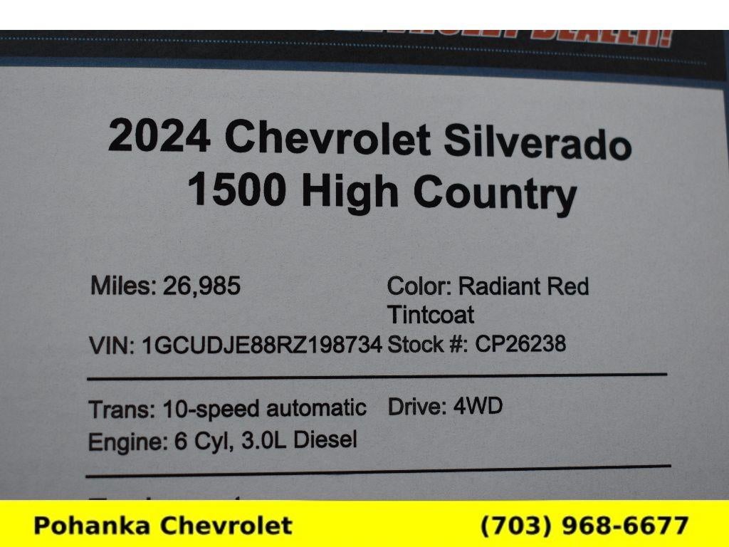 2024 Chevrolet Silverado 1500 High Country