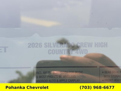 2026 Chevrolet Silverado 1500 High Country