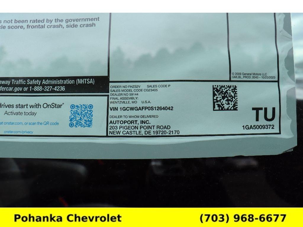 2025 Chevrolet Express Cargo 2500 WT