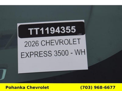 2026 Chevrolet Express Cargo WT