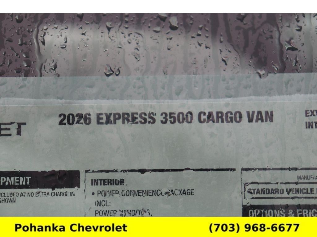 2026 Chevrolet Express Cargo WT