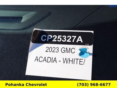 2023 GMC Acadia SLT