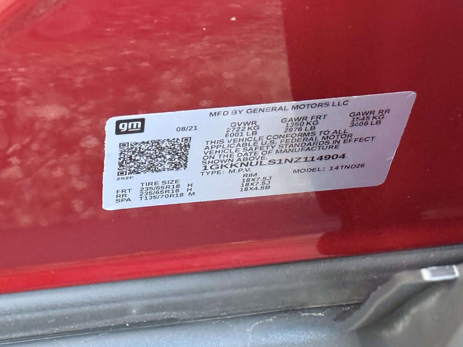 2022 GMC Acadia SLT