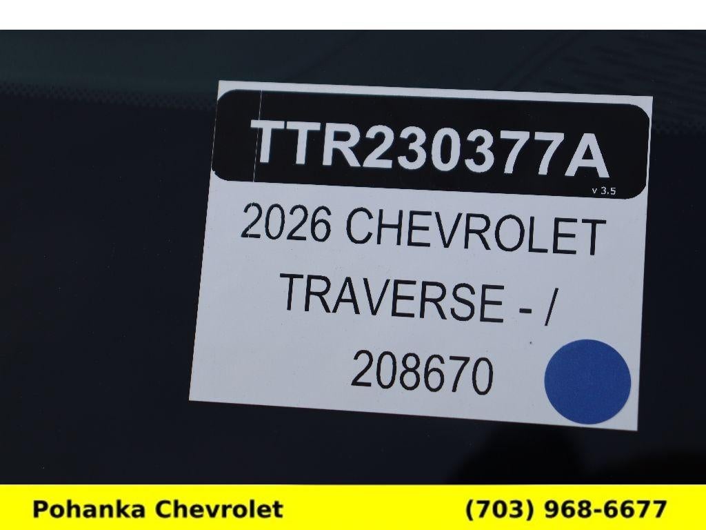 2026 Chevrolet Traverse RS