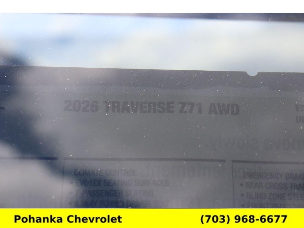 2026 Chevrolet Traverse Z71