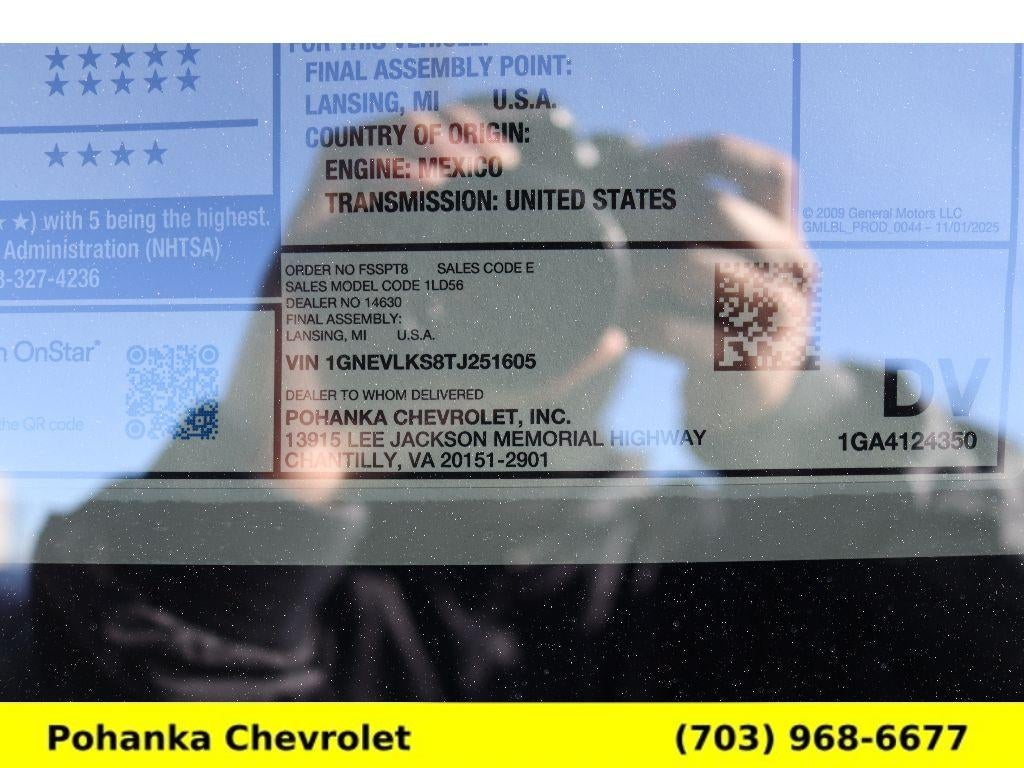 2026 Chevrolet Traverse RS