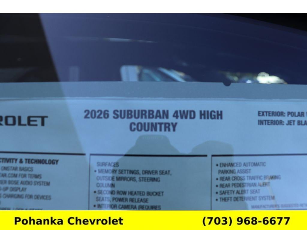 2026 Chevrolet Suburban High Country