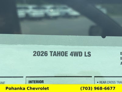 2026 Chevrolet Tahoe LS