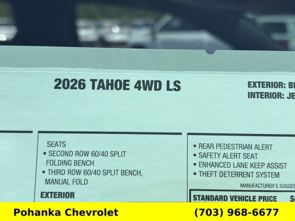 2026 Chevrolet Tahoe LS