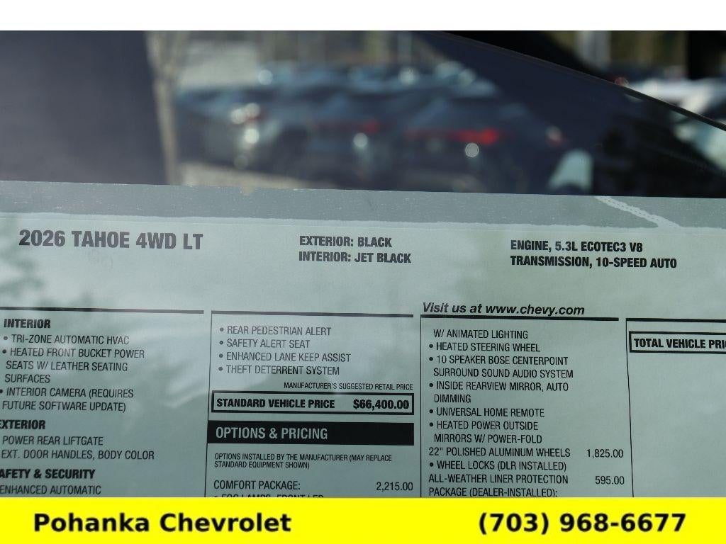 2026 Chevrolet Tahoe LT