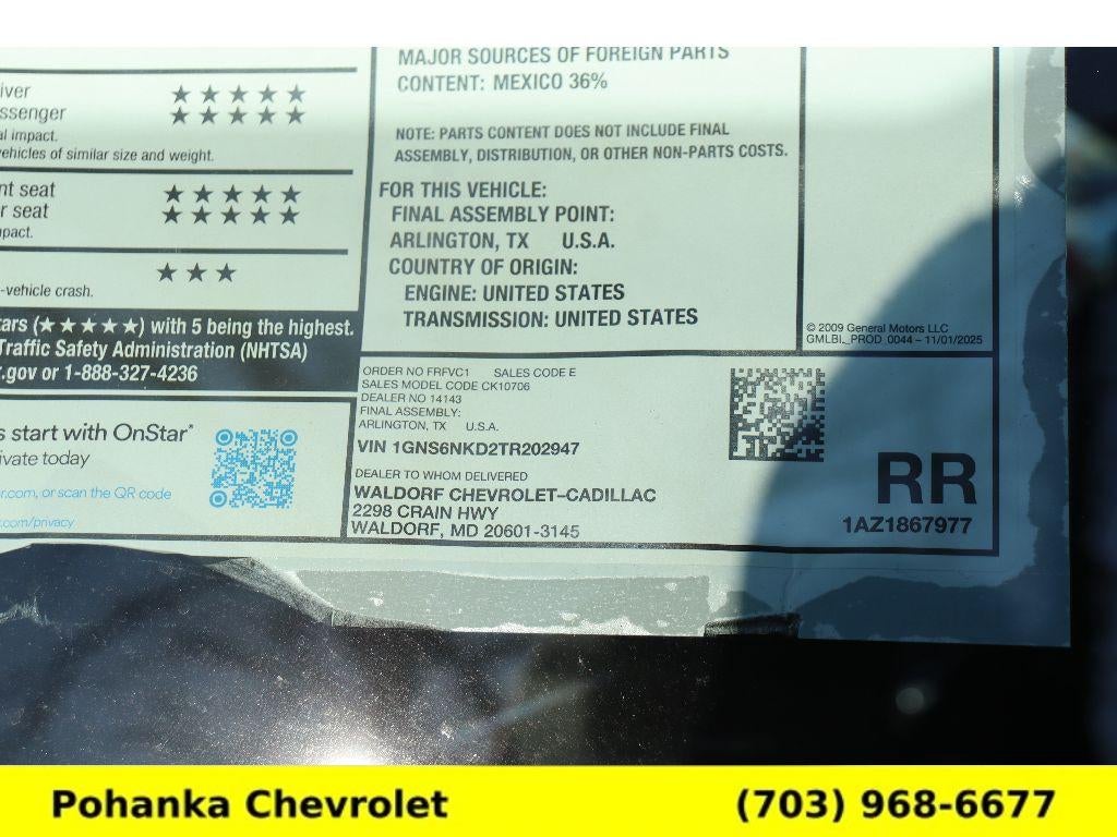 2026 Chevrolet Tahoe LT