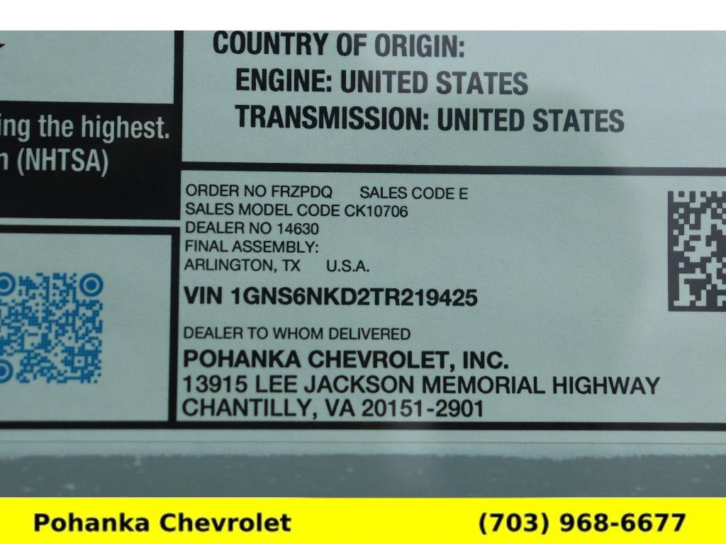 2026 Chevrolet Tahoe LT