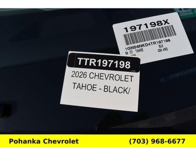 2026 Chevrolet Tahoe LT