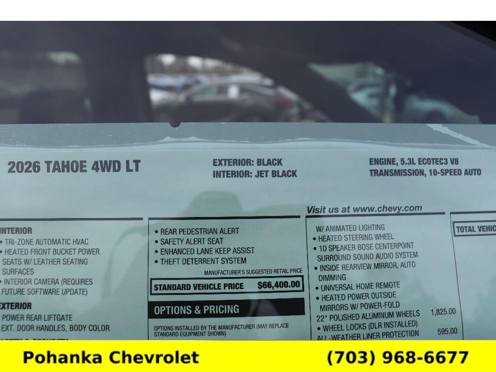 2026 Chevrolet Tahoe LT