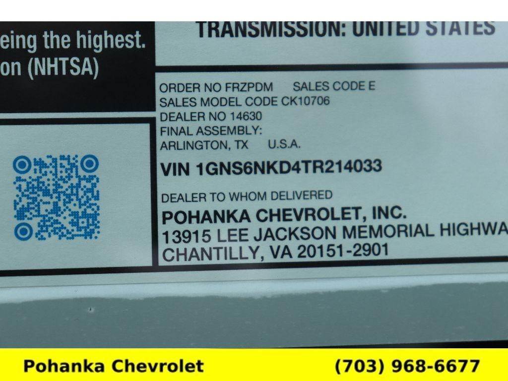 2026 Chevrolet Tahoe LT