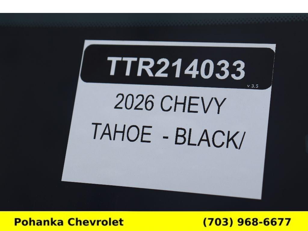 2026 Chevrolet Tahoe LT