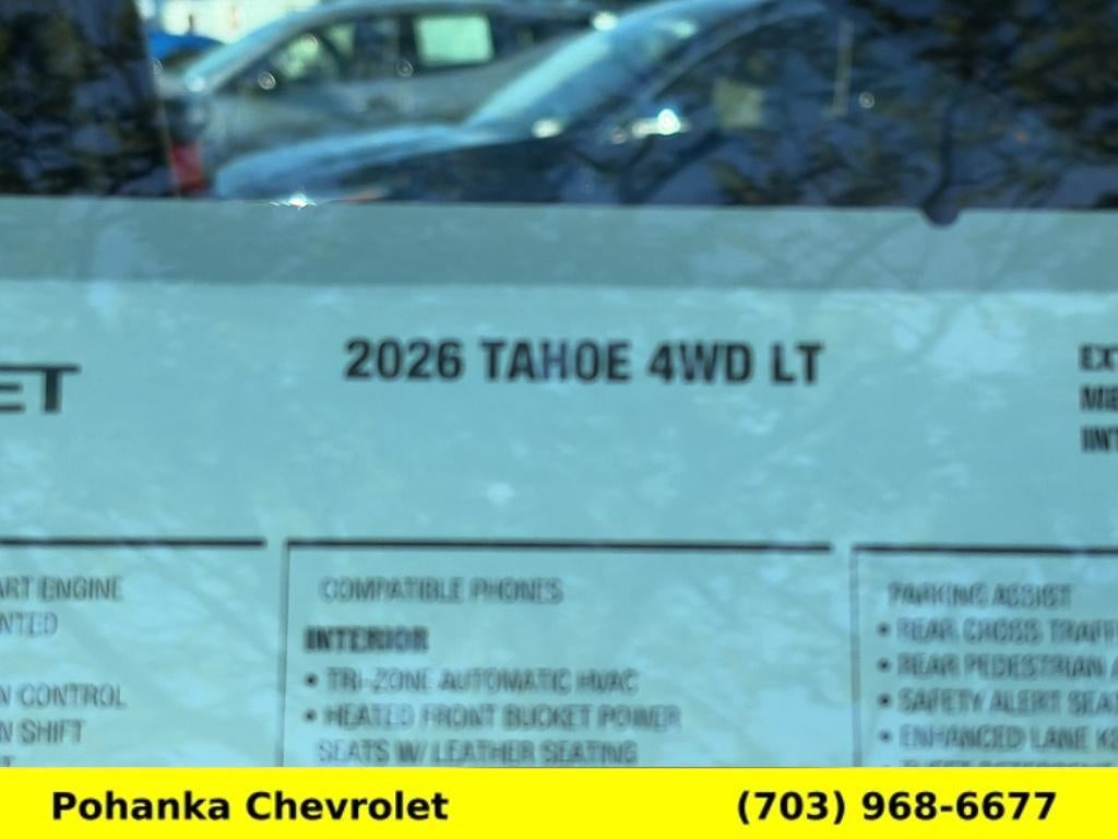 2026 Chevrolet Tahoe LT