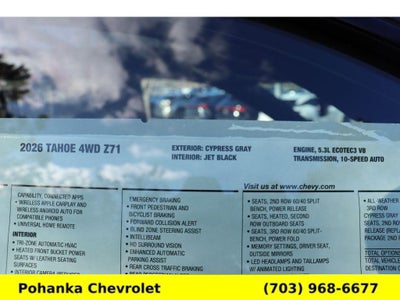2026 Chevrolet Tahoe Z71
