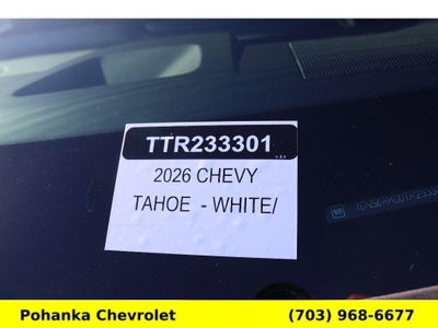 2026 Chevrolet Tahoe RST