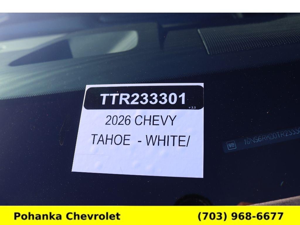 2026 Chevrolet Tahoe RST