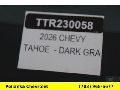 2026 Chevrolet Tahoe RST