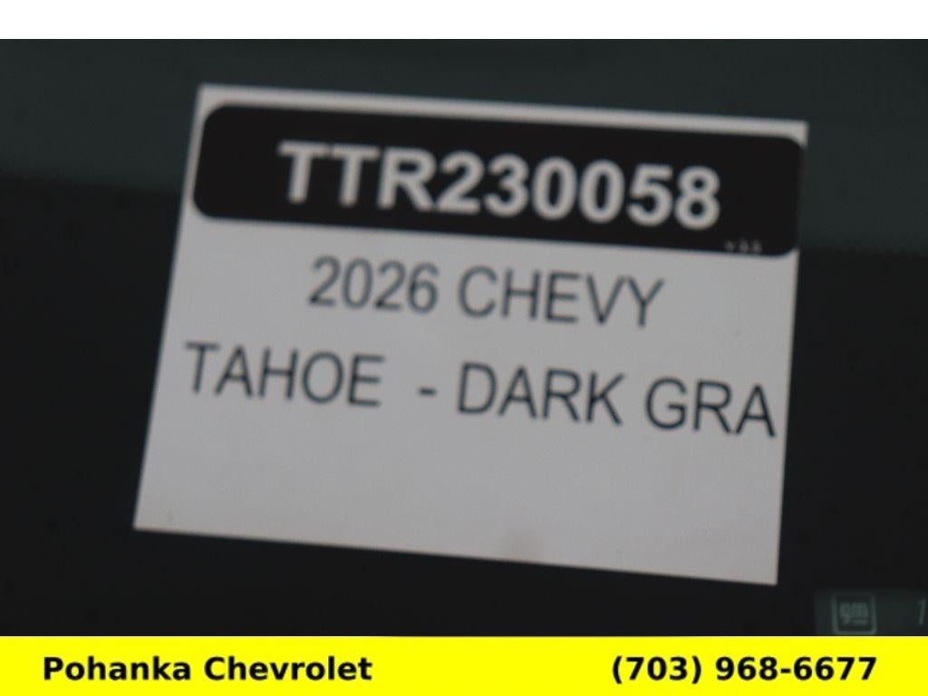 2026 Chevrolet Tahoe RST