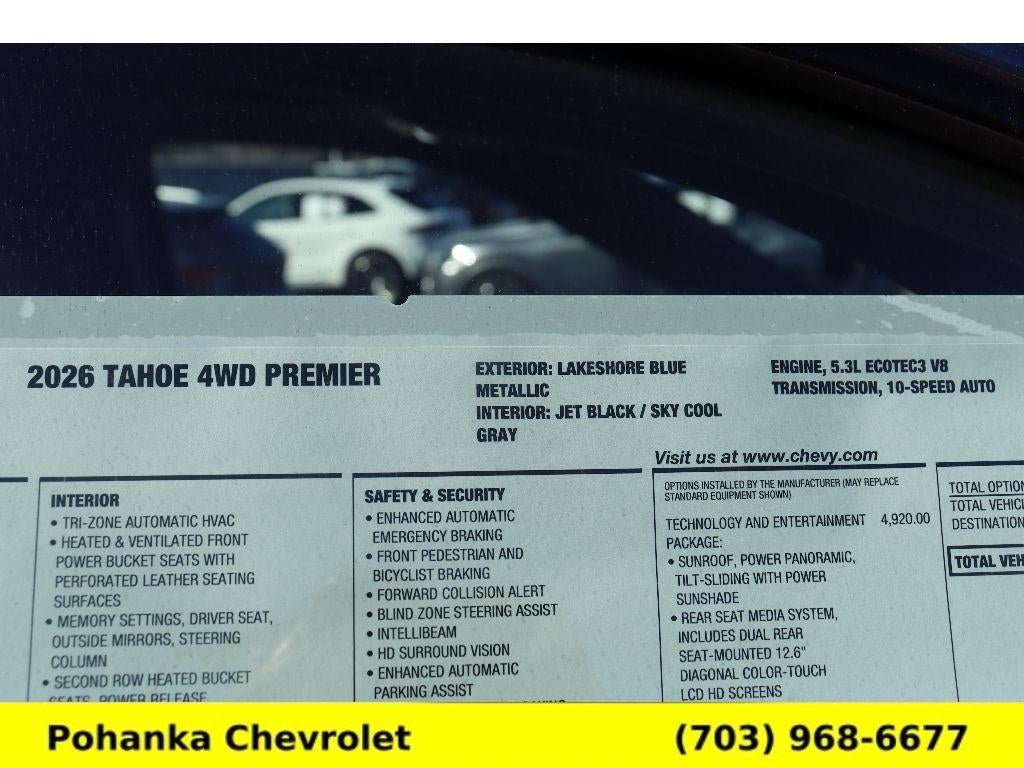 2026 Chevrolet Tahoe Premier
