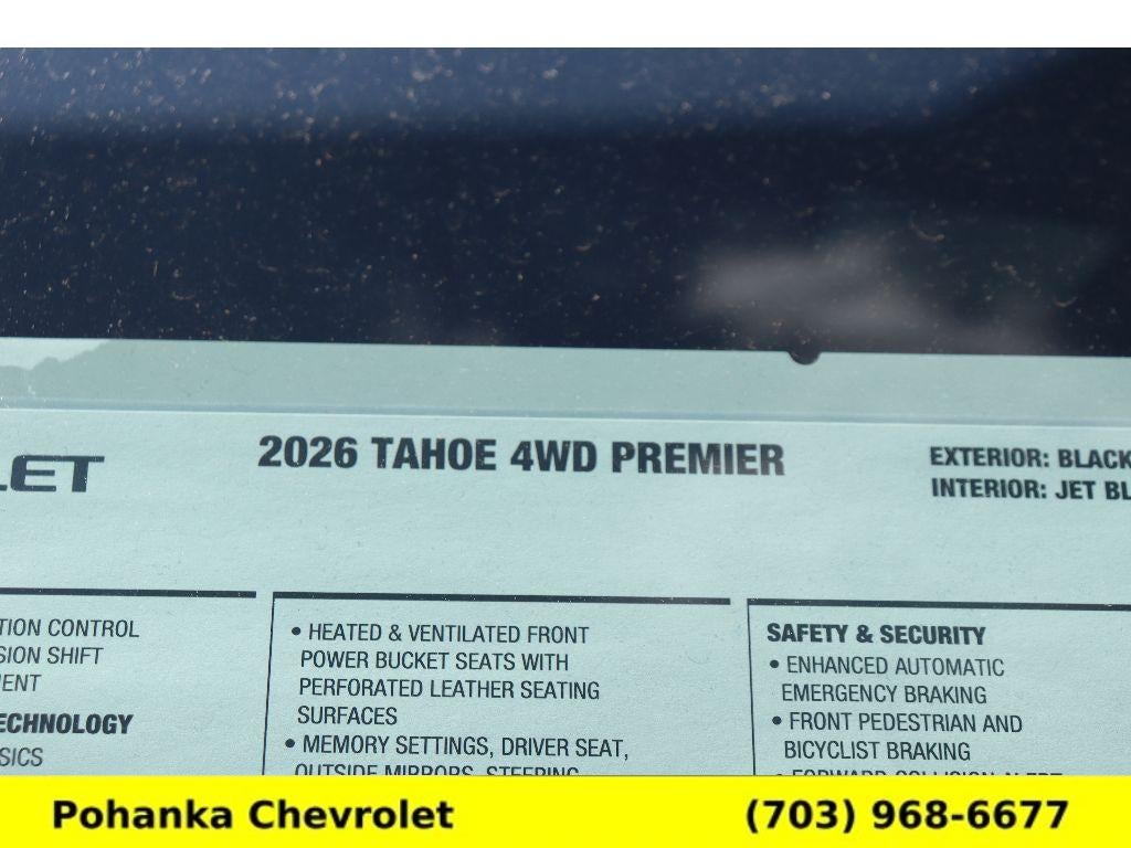 2026 Chevrolet Tahoe Premier