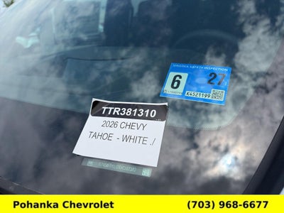 2026 Chevrolet Tahoe High Country