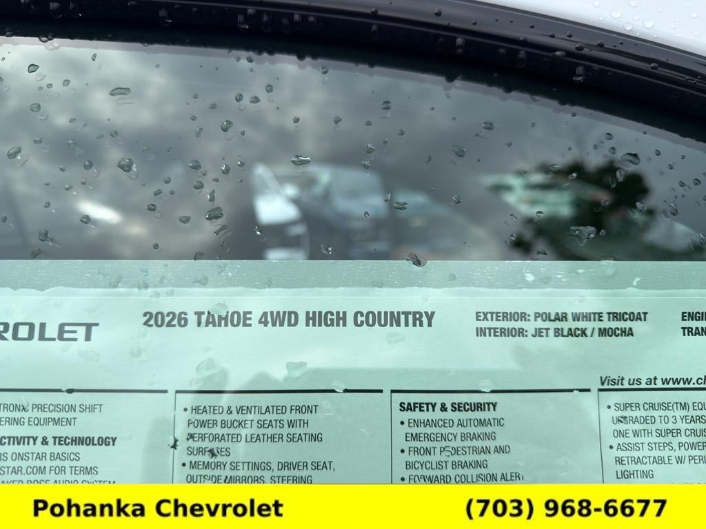 2026 Chevrolet Tahoe High Country