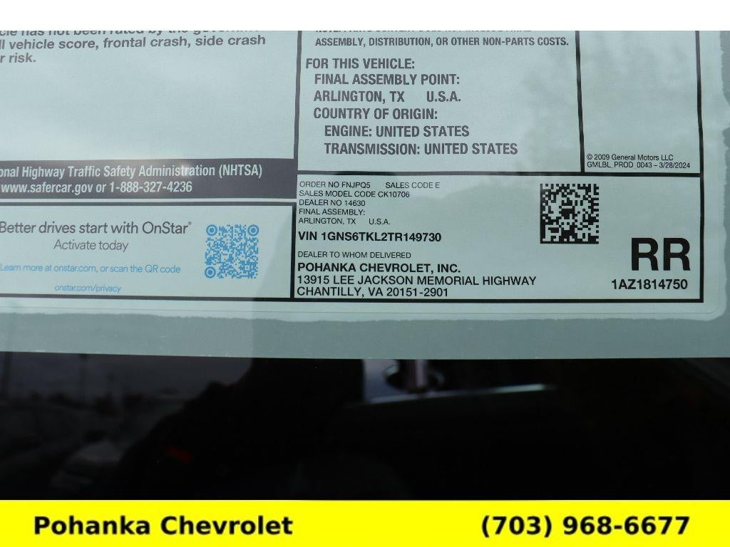 2026 Chevrolet Tahoe High Country