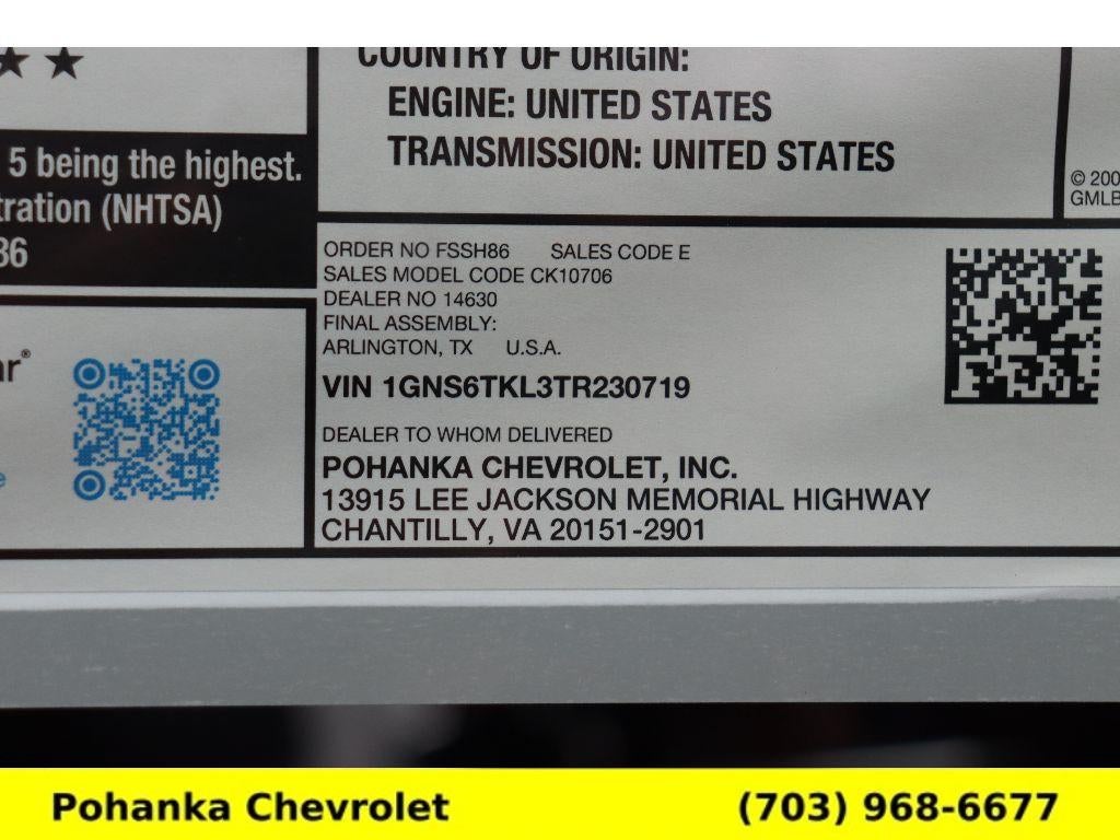 2026 Chevrolet Tahoe High Country