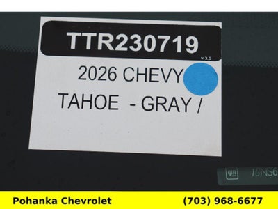 2026 Chevrolet Tahoe High Country