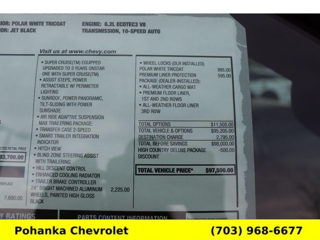 2026 Chevrolet Tahoe High Country