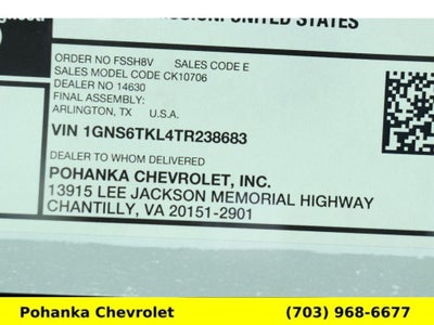 2026 Chevrolet Tahoe High Country