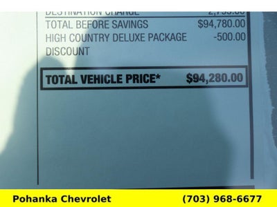 2026 Chevrolet Tahoe High Country